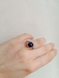 Anello pianeta ametista