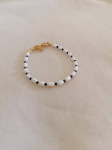 Bracciale perle lapis